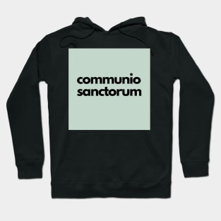 communio sanctorum, green Hoodie